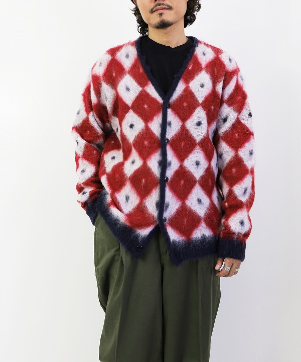 ニードルズ/Needles　Mohair Cardigan - Diamond