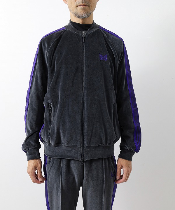 ニードルズ/Needles　Rib Collar Track Jacket - C/PE Velour