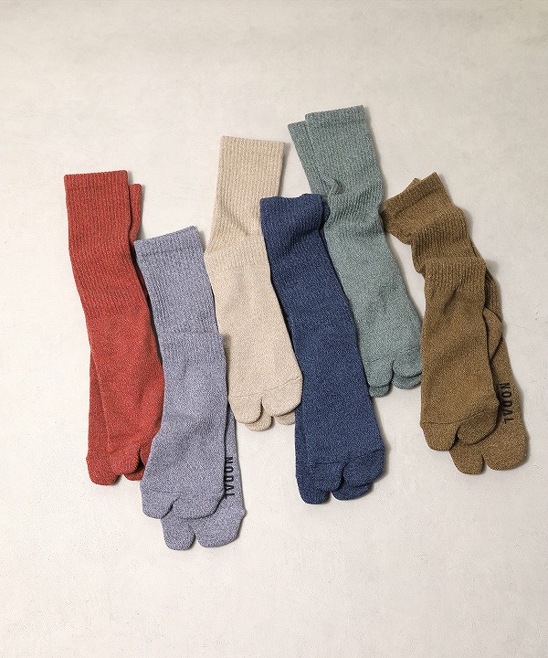 ノーダル/NODAL   Twisted Heather Socks（全6色）
