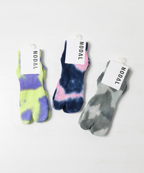 ノーダル/NODAL   Tie Dye Ankle Socks（全3色）