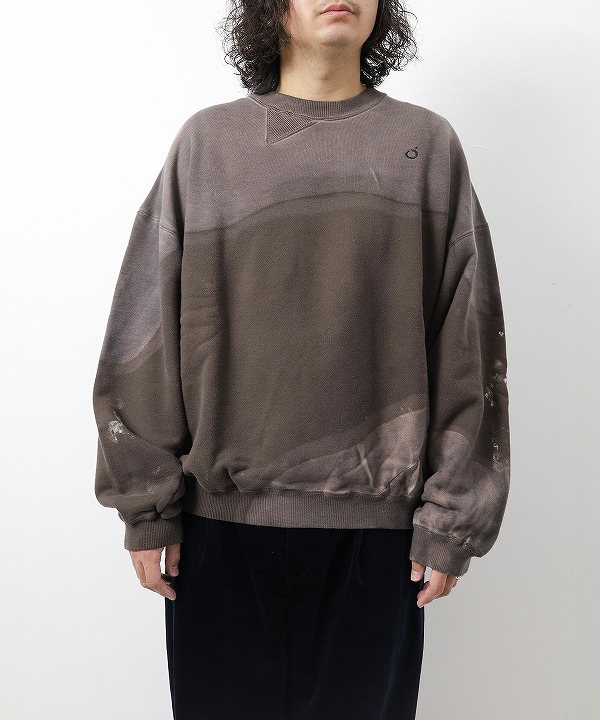 ノーマリズムテキスタイル/NOMARHYTHM TEXTILE　  HandDyed Twist Sweat（全2色）