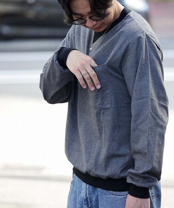 オリジナルチャコール/ORIGINAL CHARCOAL   Shaggy BB Sweat