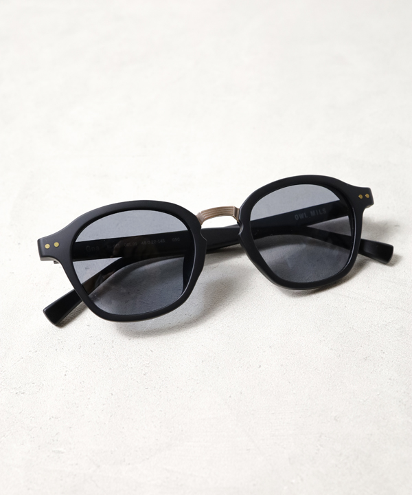 アウルミルズ/OWL MILS   Gna - MATTE BLACK/PURPLE GRAY 【BLUE LABEL】