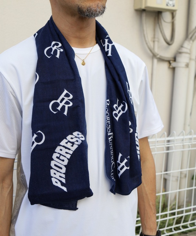 プログレスランニングクラブ × チャオラス/Progress Running Club × CHAORAS　"MONOGRAM" SPORTS TENUGUI
