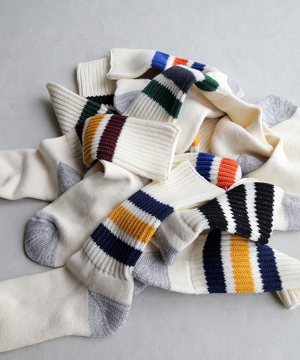 ロトト/ROTOTO　COARSE RIBBED OLDSCHOOL CREW（全5色）