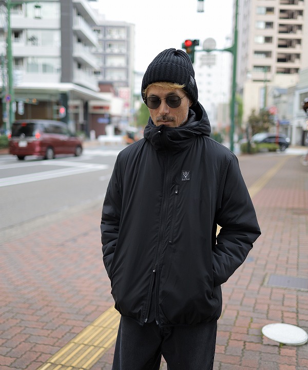 サウス２ ウエスト８/South2 West8　Insulator Zipped Parka - Poly Peach Skin