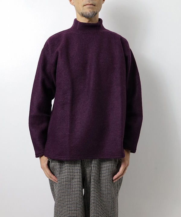 サウス２ ウエスト８/South2 West8　S.S. Mock Neck Shirt - W/PE Boiled Jersey（全2色）