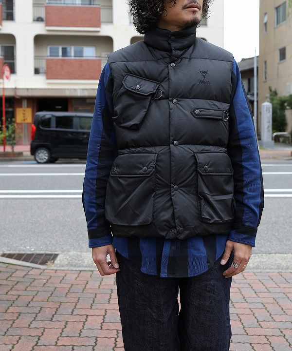 サウス２ ウエスト８ × ナンガ/South2 West8 × NANGA　　River Trek Down Vest - PE Ripstop（全２色）