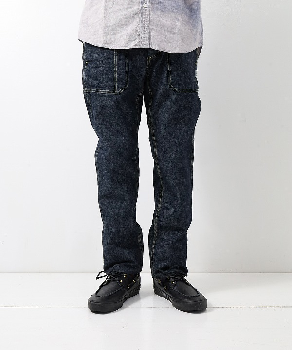 ササフラス/Sassafras　Fall Leaf Sprayer pants - 13.5oz Denim