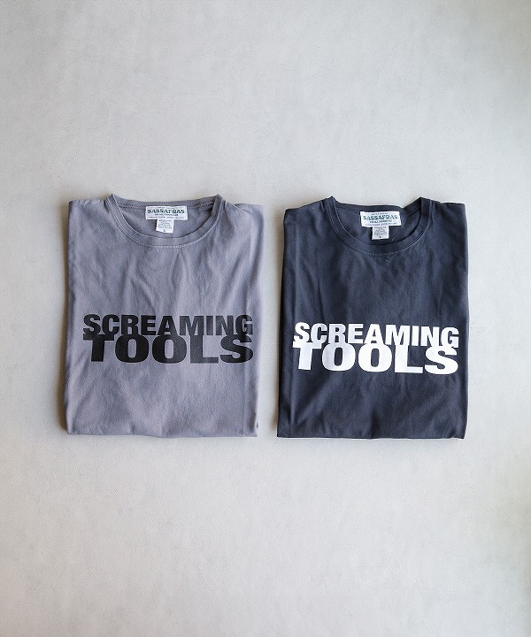 ササフラス/Sassafras 　Screaming Tools T 1/2 - Single Yarn Cotton（全2色）