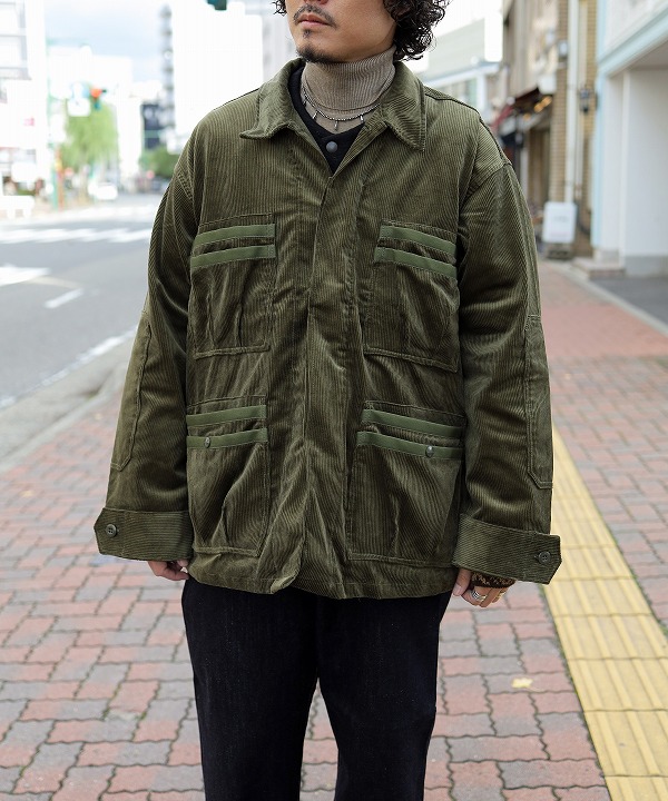 ササフラス/Sassafras 　Overgrown Fatigue Jacket - 9W Corduroy