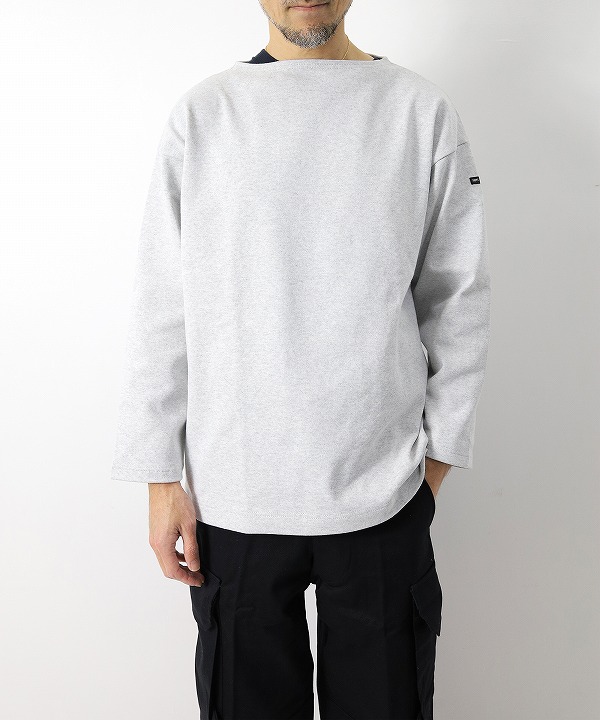 セントジェームス/Saint James　OUESSANT LOOSE - GRIS CLAIR(霜降りペールグレー)