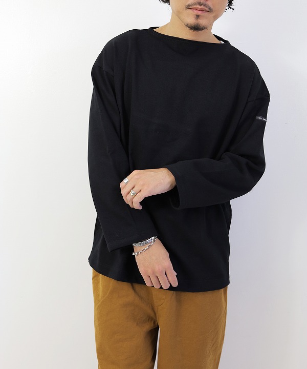 セントジェームス/Saint James　OUESSANT LOOSE - NOIR（ブラック）