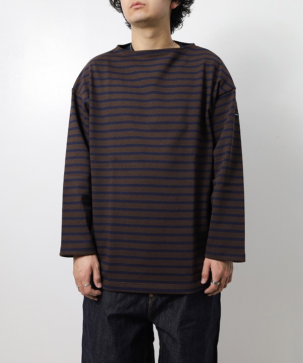 セントジェームス/Saint James　OUESSANT LOOSE - CHOCO/NAVY（チョコ/ネイビー）
