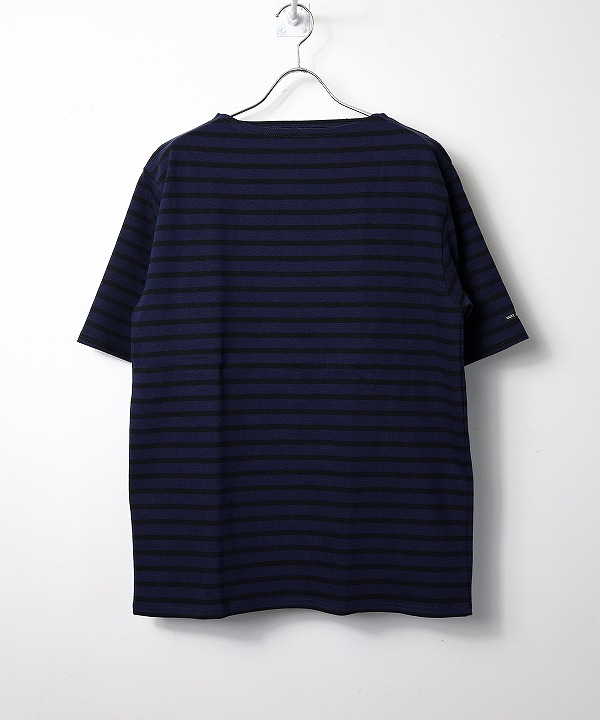 セントジェームス/Saint James　OUESSANT S/S - NAVY/NOIR(ネイビー/ブラック)【MAPSの定番】