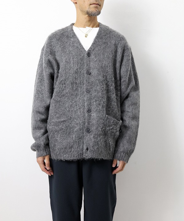 タウンクラフト/TOWNCRAFT    SOLID SHAGGY V CARDIGAN（全2色）