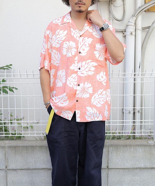 トゥーパームス/TWO PALMS   S/S Hawaiian Shirt/Rayon（全2種）