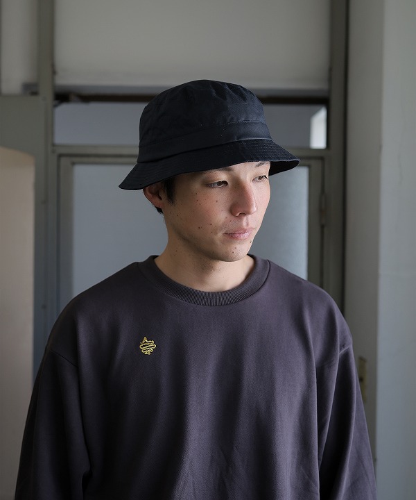 ツイードミル/TWEEDMILL   DROP BRIM WAX COTTON HAT