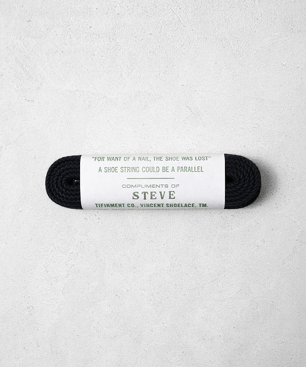 ヴィンセントシューレース/VINCENT SHOELACE　STEVE Black