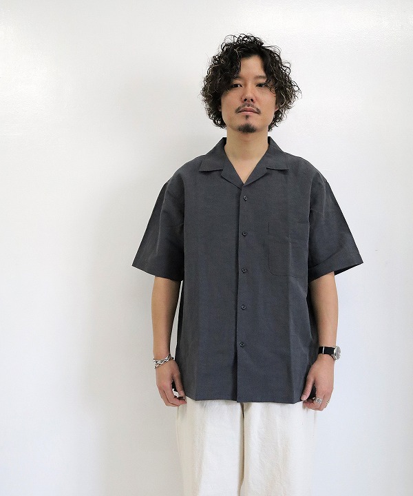 ア ボンタージ/A VONTADE   Open Collar Shirts S/S（全2色）