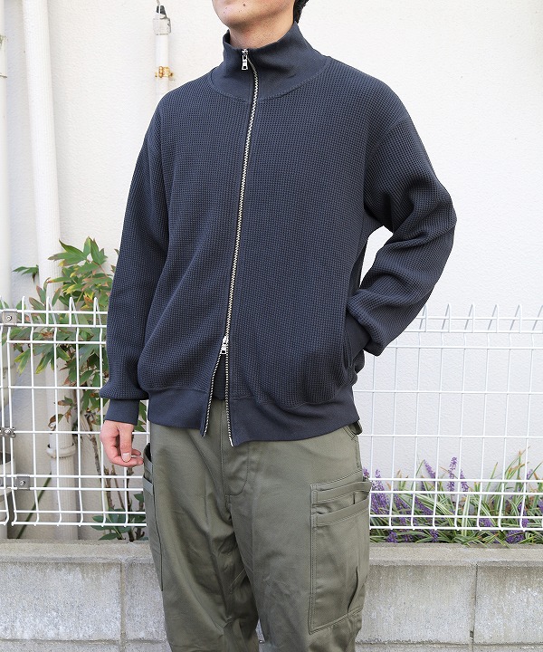 アボンタージ/A VONTADE   Big Waffle Drivers Zip Cardigan（全2色）
