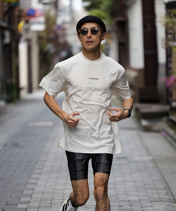 アンドワンダー/and wander     Dry Mesh T（全２色）