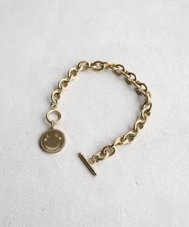 ブリスンセル/bLicensceLL    Smiley bracelet - A