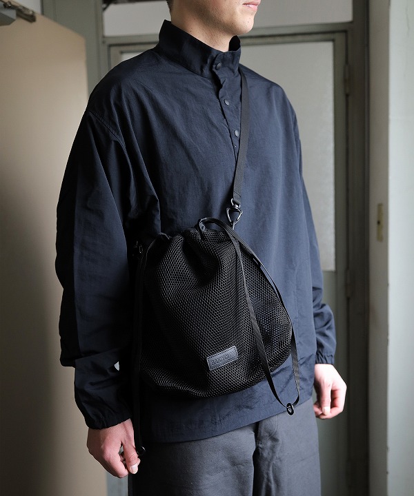 バイシクロンバイバッグジャック/BAICYCLON by bagjack      Mesh Draw String Bag / SMALL