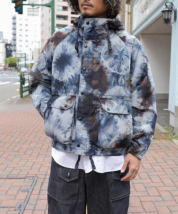 エンジニアド ガーメンツ/Engineered Garments　 Lt Parka - Nylon Tie Dye Print Ripstop