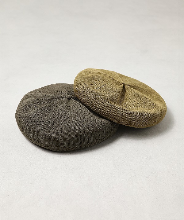 マチュアーハ ミル/MATURE HA._MIL　beret top gather big silk（全２色）