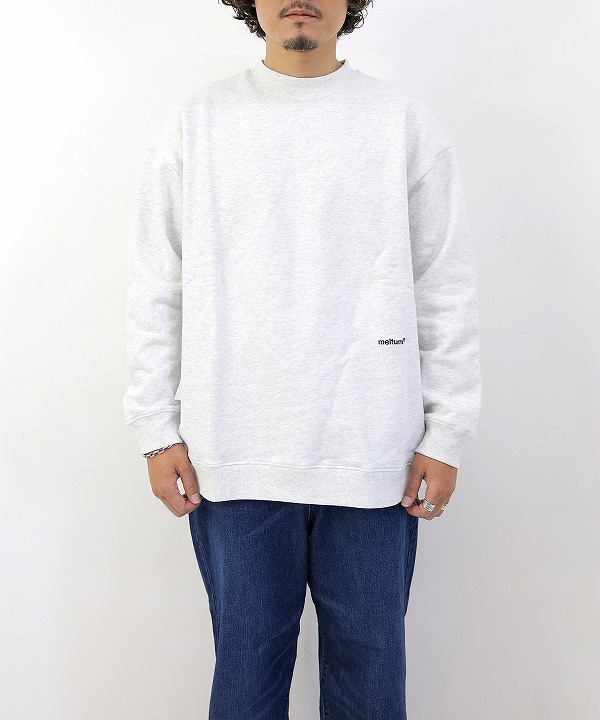 メルタム/meltum    HEAVY SWEAT CREW（全2色）