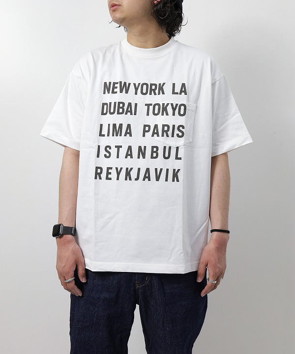 モドメント/MODMNT　TOUR CITIES TEE（全3色）