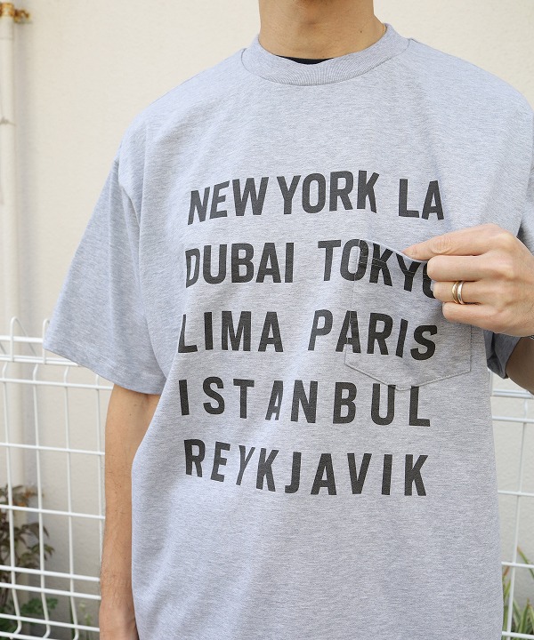 モドメント/MODMNT　TOUR CITIES TEE（全2色）