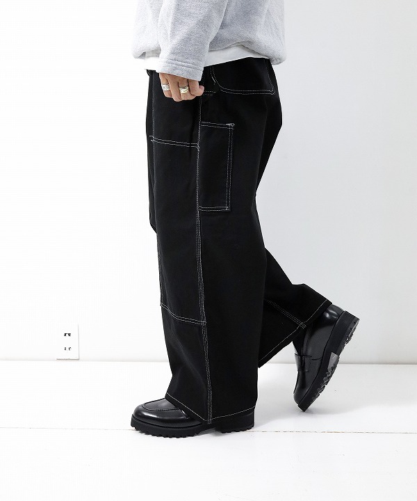 オッドメント/oddment   BIG PAINTER PANTS - DYED