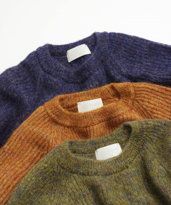 ソリア/soglia   PORTMIX kid mohair sweater（全3色）