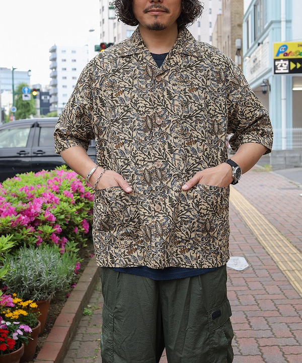 サウス２ ウエスト８/South2 West8　Cabana Shirt - Batik Printed