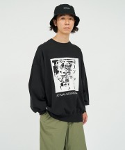 フレッシュサービス × アクチュアルソース/FreshService × ACTUAL SOURCE     LIGHT OZ CREW NECK SWEAT  "LITHOGRAPH"（全3色）