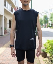アンドワンダー × アルトラ/and wander × ALTRA   tank top