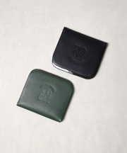 ブラウンブラウン/Brown Brown　がま口コンパクトウォレット  (全2色)
