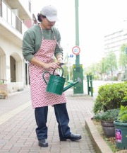 ボヘミアンズ/Bohemians   LONG APRON FULL HEART CAV（全2色）