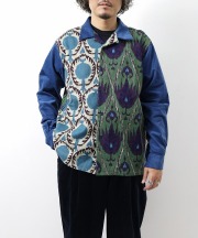 ボヘミアンズ/Bohemians   ANOR PRI CORD COMBI OPEN LS SHIRTS