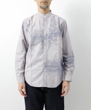 ボヘミアンズ/Bohemians   LAVENDER CLOUD CH STAND COL SHIRTS