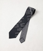 エンジニアド ガーメンツ/Engineered Garments   Narrow Tie - Multi Pattern Stripe Jacquard