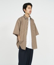 フレッシュサービス/FreshService   HRAFTex® S/S STRIPE SHIRT（全2色）