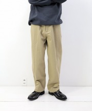 ハツキ/HATSKI　 Tapered Chino Trouser / Beige