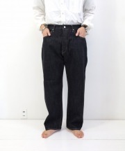 ハツキ/HATSKI　Wide Tapered Denim - One wash