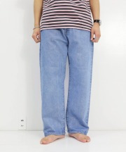 ハツキ/HATSKI　Wide Tapered Denim - Ice Blue