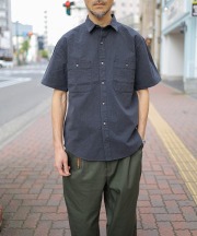 ハツキ/HATSKI    Work  S/S Shirt