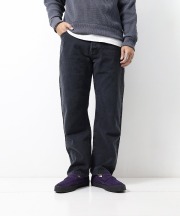 ハツキ/HATSKI　Loose Tarpered Denim - FadeBK