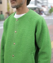 ジャックマン/Jackman 　Wool Collarless Jacket（全3色）